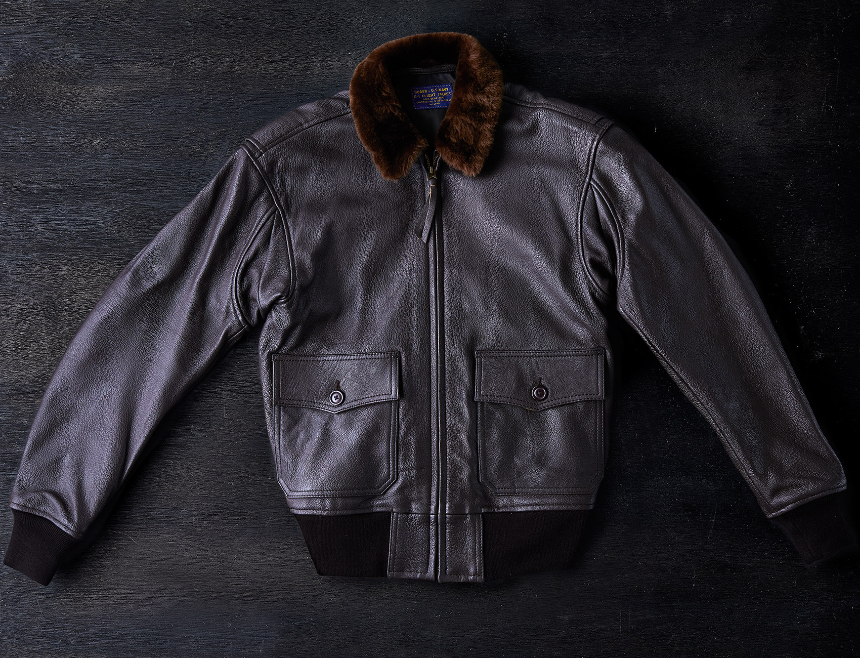 usn g1 leather flight jacket