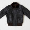 G-1 Flight Jacket in Seal Brown Goatskin