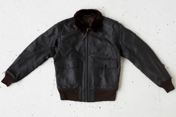 G-1 Flight Jacket in Seal Brown Goatskin