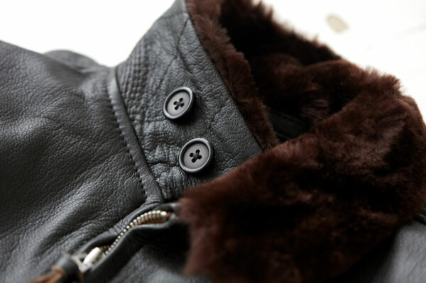 G-1 Flight Jacket with Lamb Shearling Mouton Collar