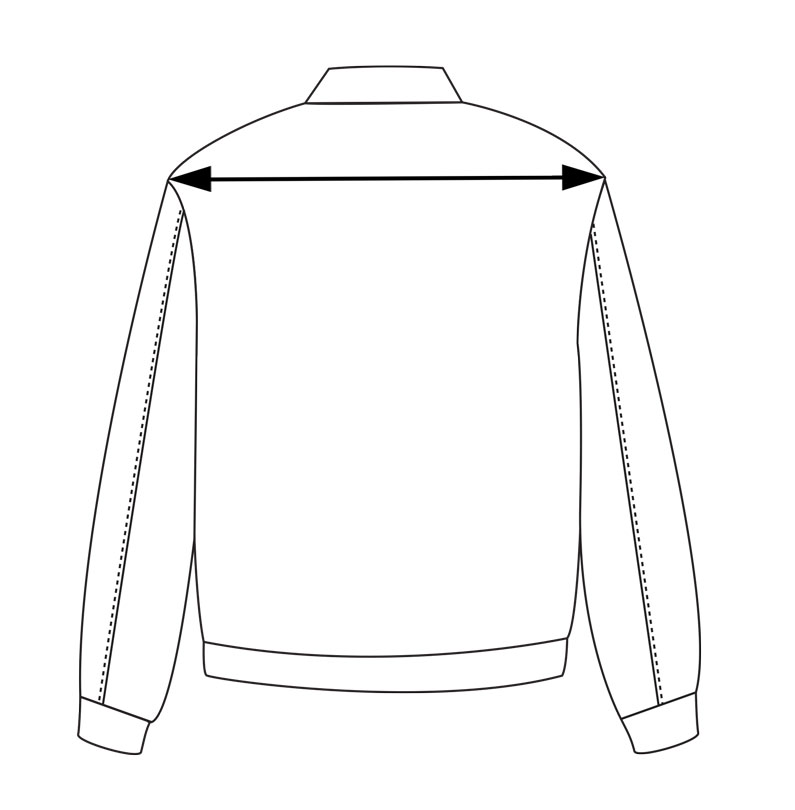 a2 flight jacket measurements shoulders