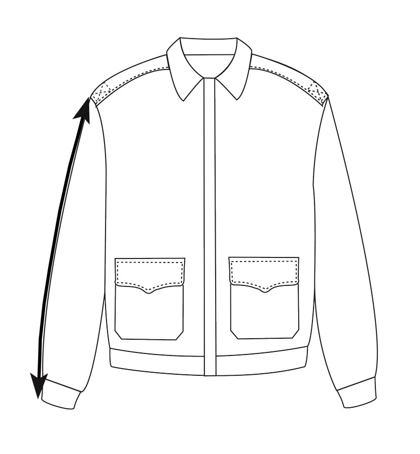 flight jacket sleeve