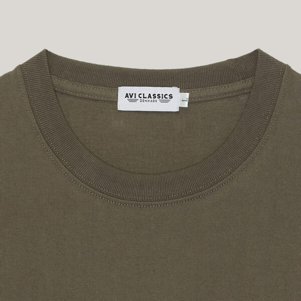 tubular tshirt in army green