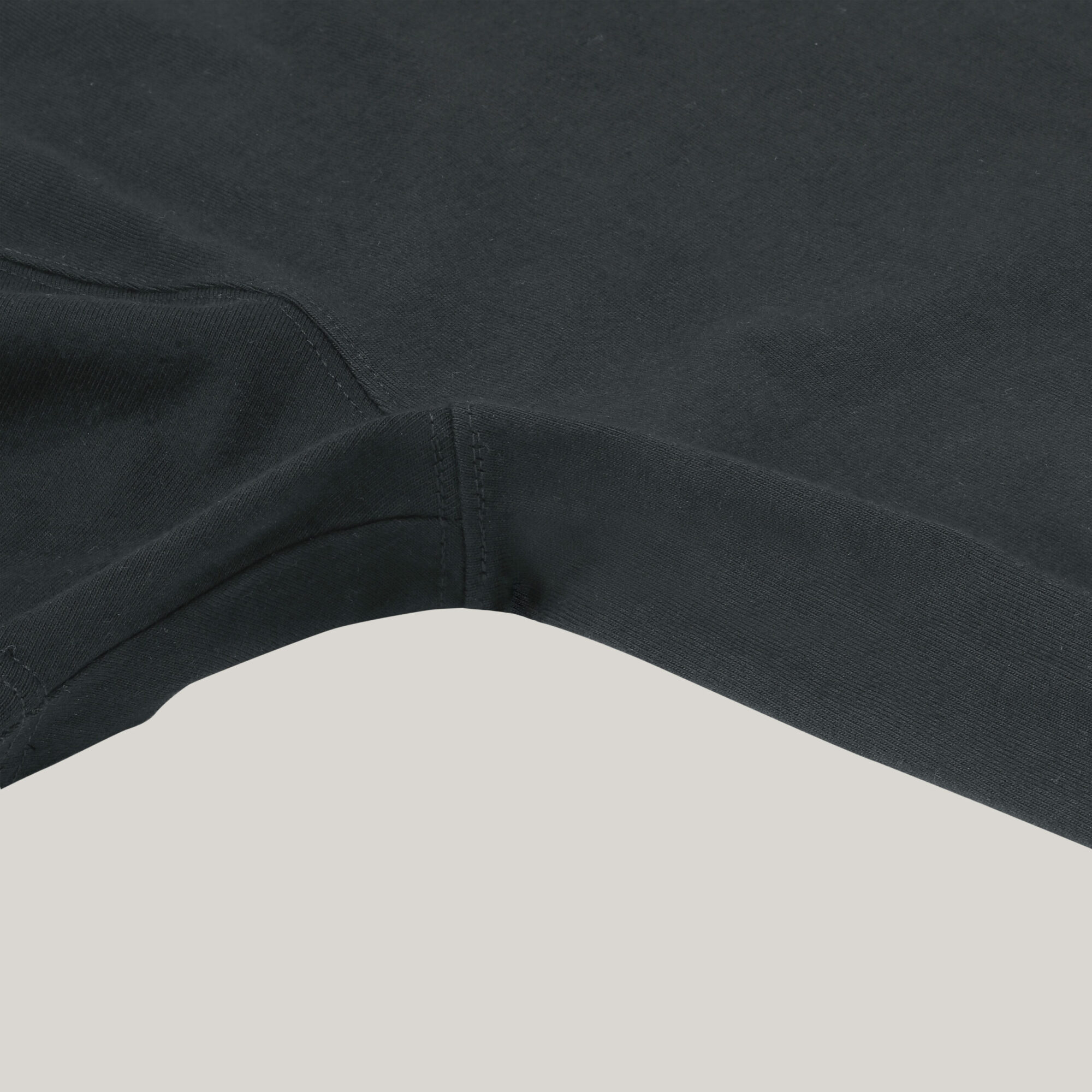 Tubular T-Shirt Combed Cotton - Black - AVI LEATHER