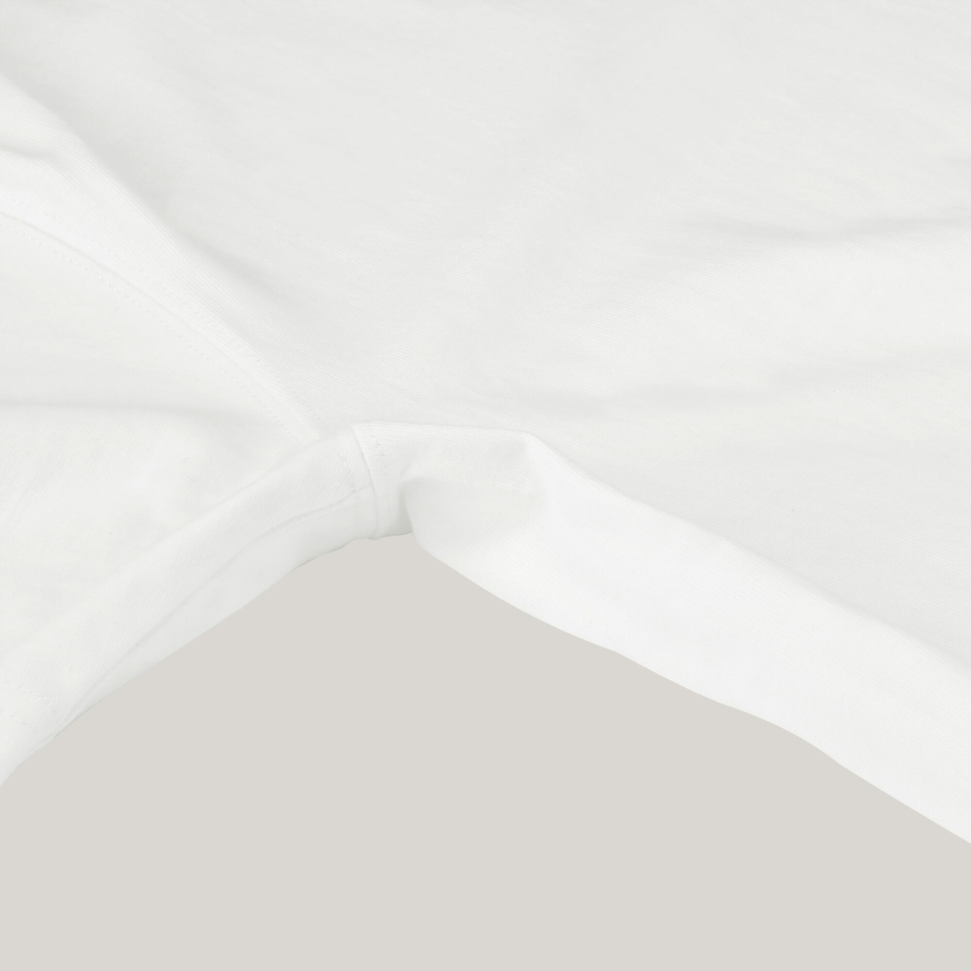 Tubular T-Shirt Combed Cotton - White - AVI LEATHER
