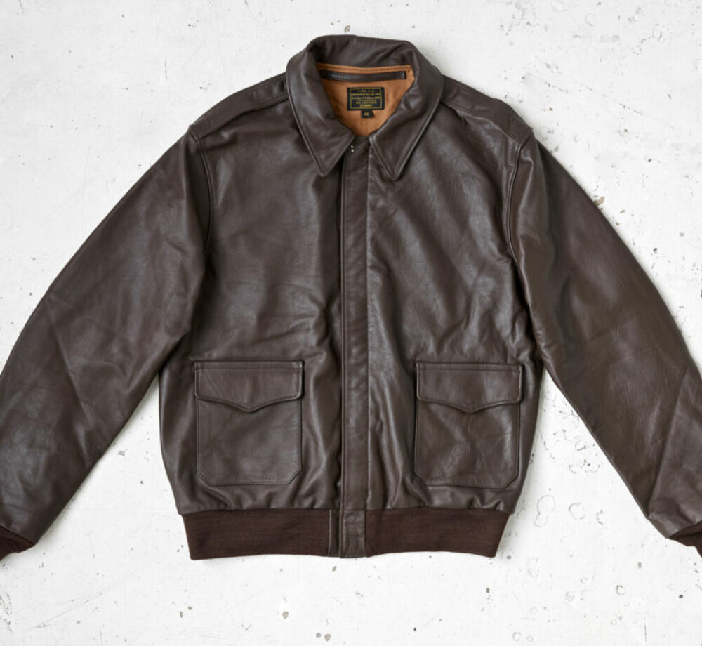 Bronco A-2 Flight Jacket - Seal Brown Horsehide