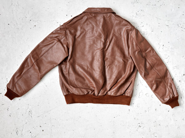 A2 flight jacket in russet horsehide