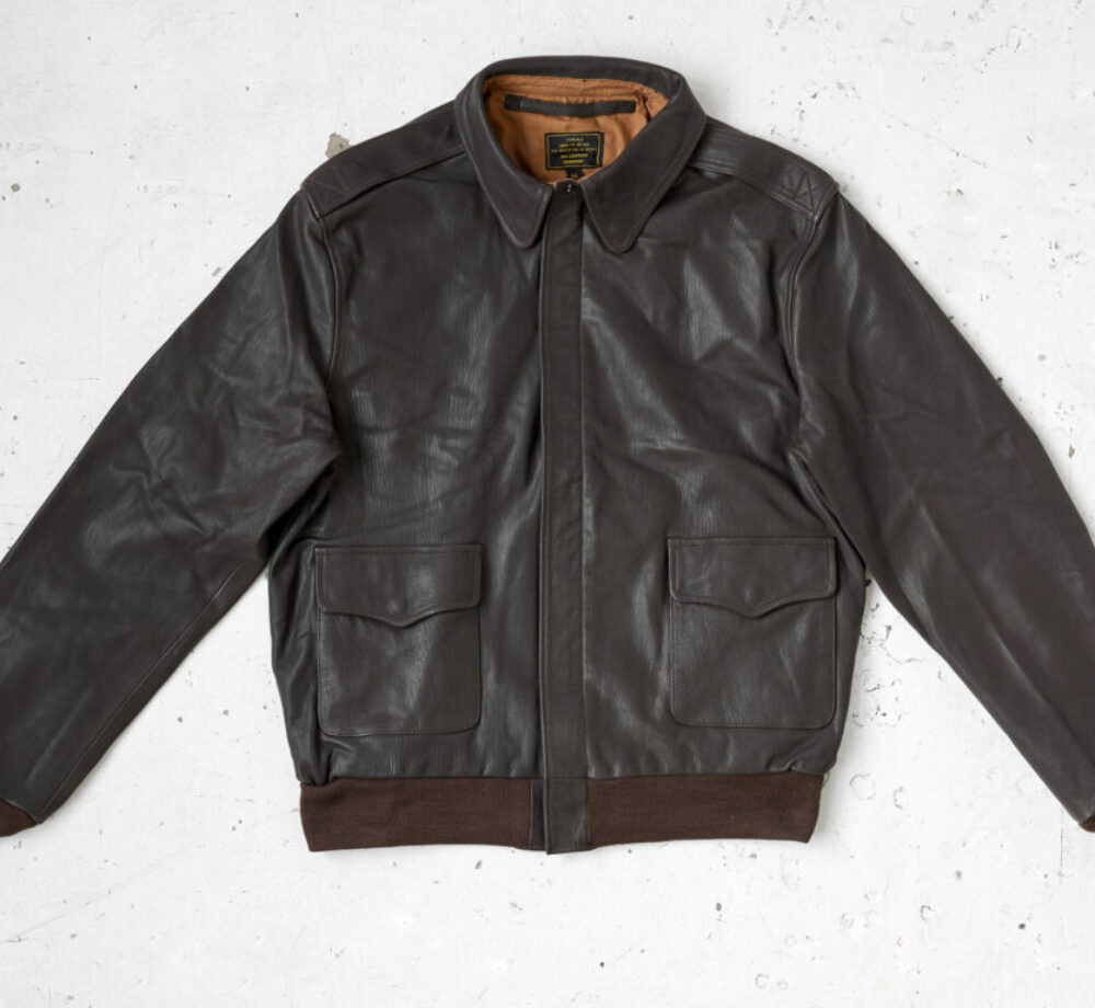 Perry A-2 Flight Jacket - Seal Brown Goatskin