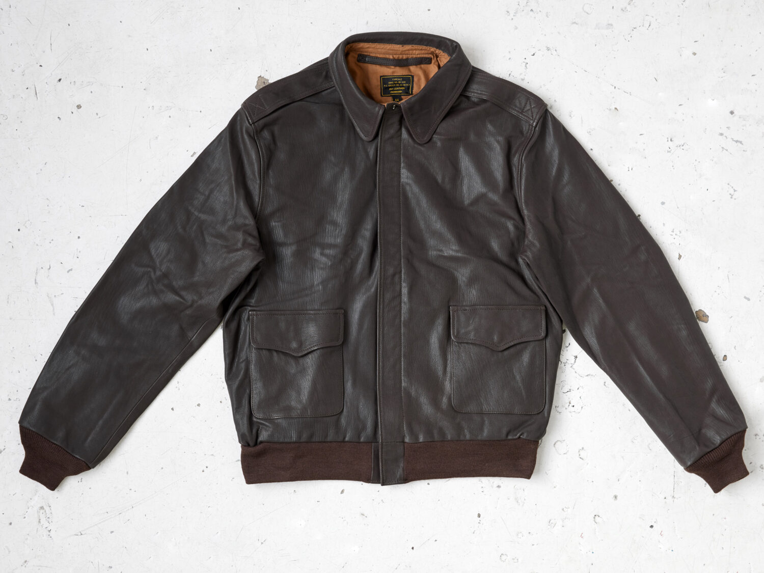 Perry A2 flight jacket in horsehide