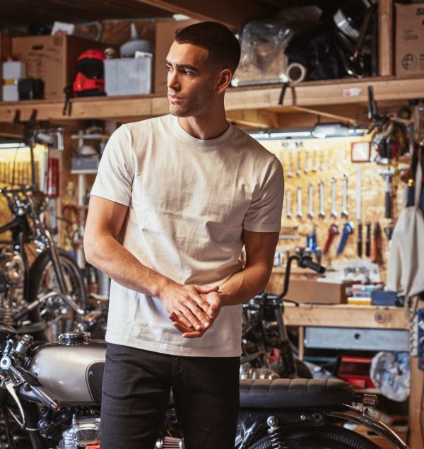 Tubular T-Shirt Combed Cotton - White
