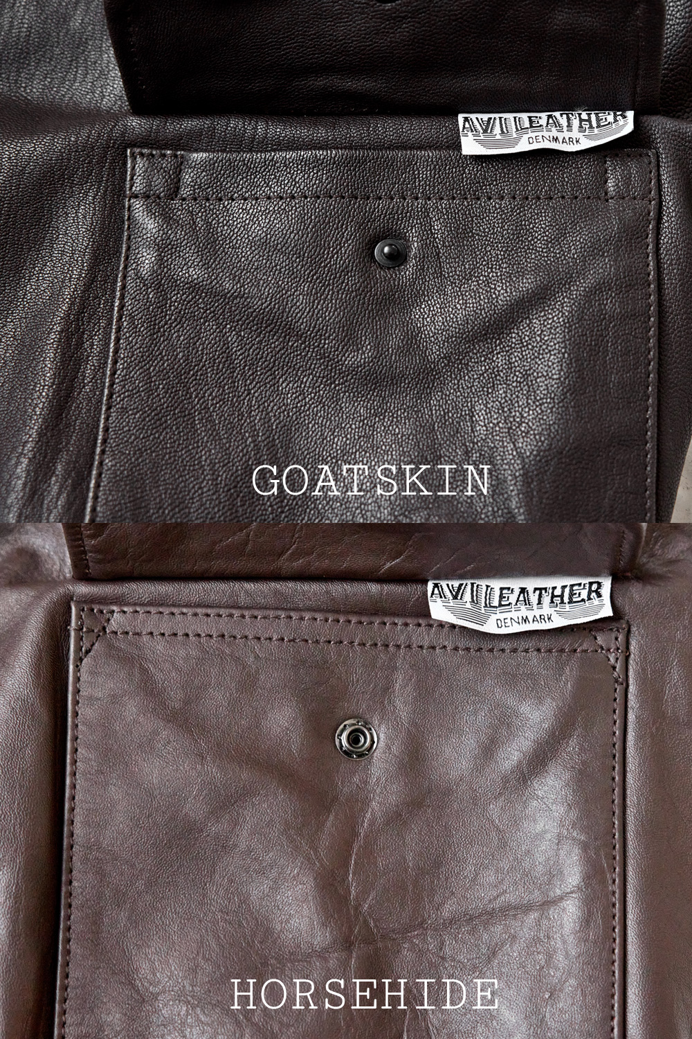 Horsehide vs. goatskin for a leather jacket