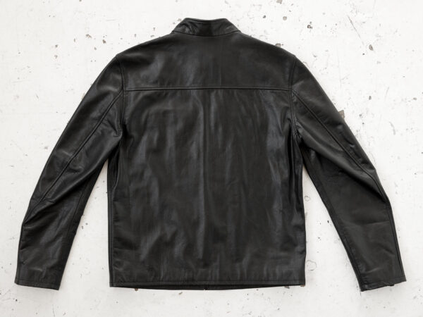 Cafe racer jacket in horsehide leather