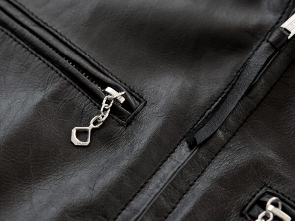 j100 cafe racer jacket in horsehide leather