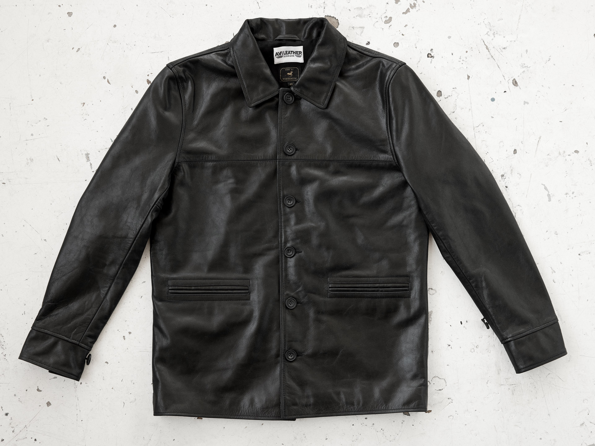 Car coat - Horsehide Leather