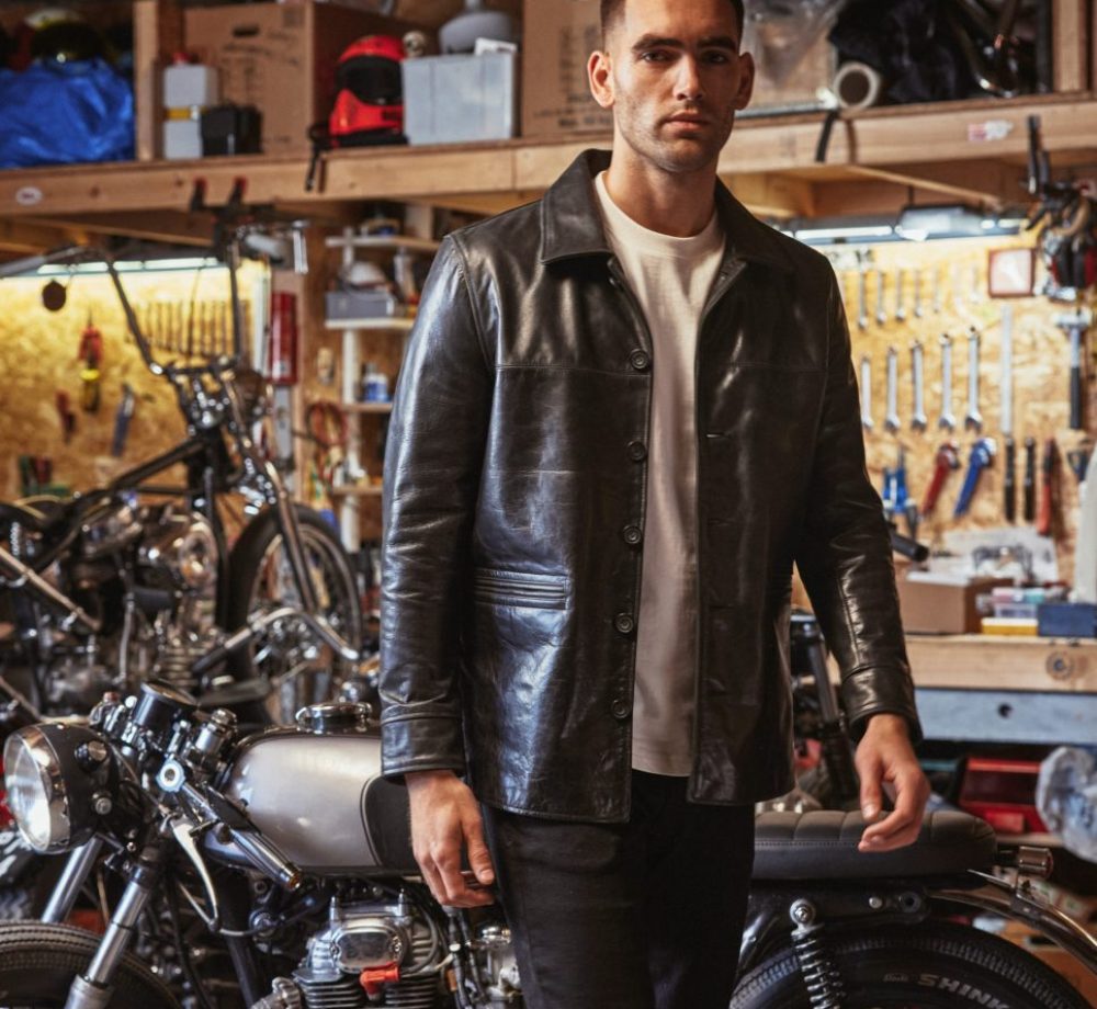 Car coat - Horsehide Leather