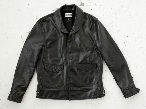 Cossack leather jacket in horsehide