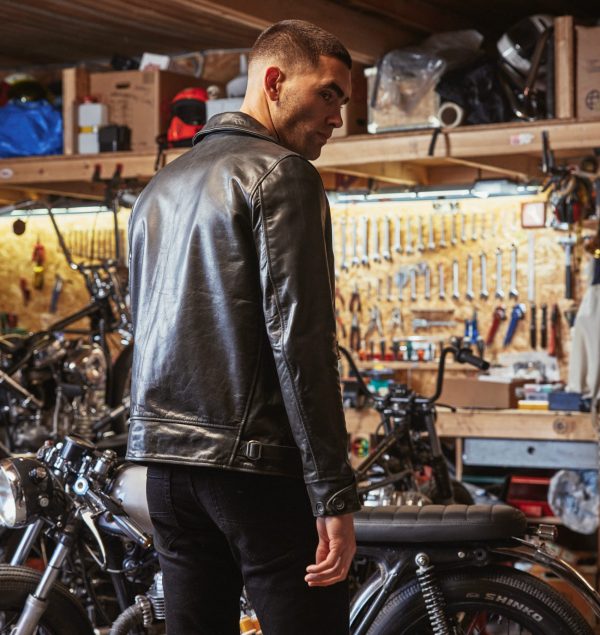 Cossack leather jacket in horsehide