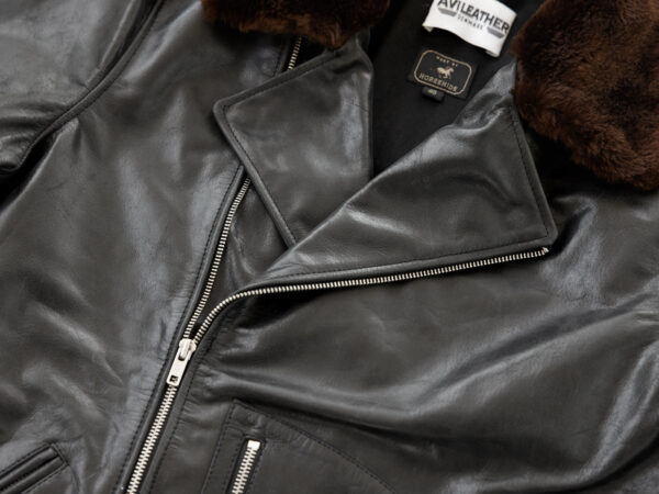 d pocket leather jacket