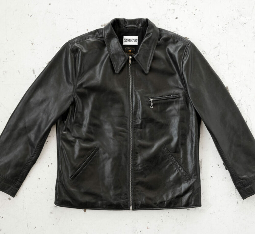 Half Belt Jacket - Horsehide Leather