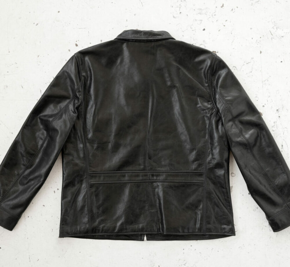 Half Belt Jacket - Horsehide Leather
