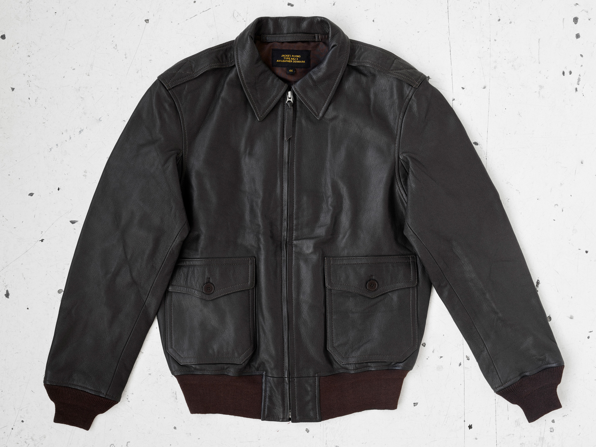 Leather on sale jacket flight