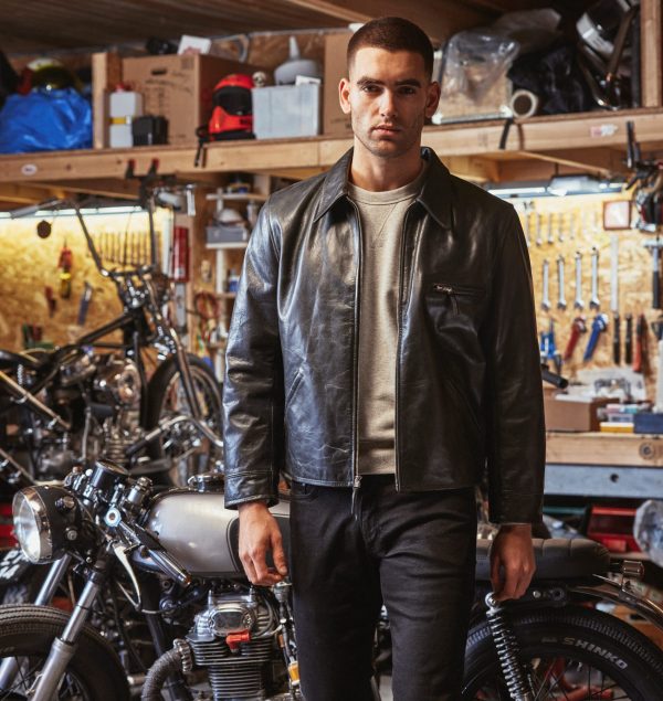 Half Belt Jacket - Horsehide Leather – Image 2