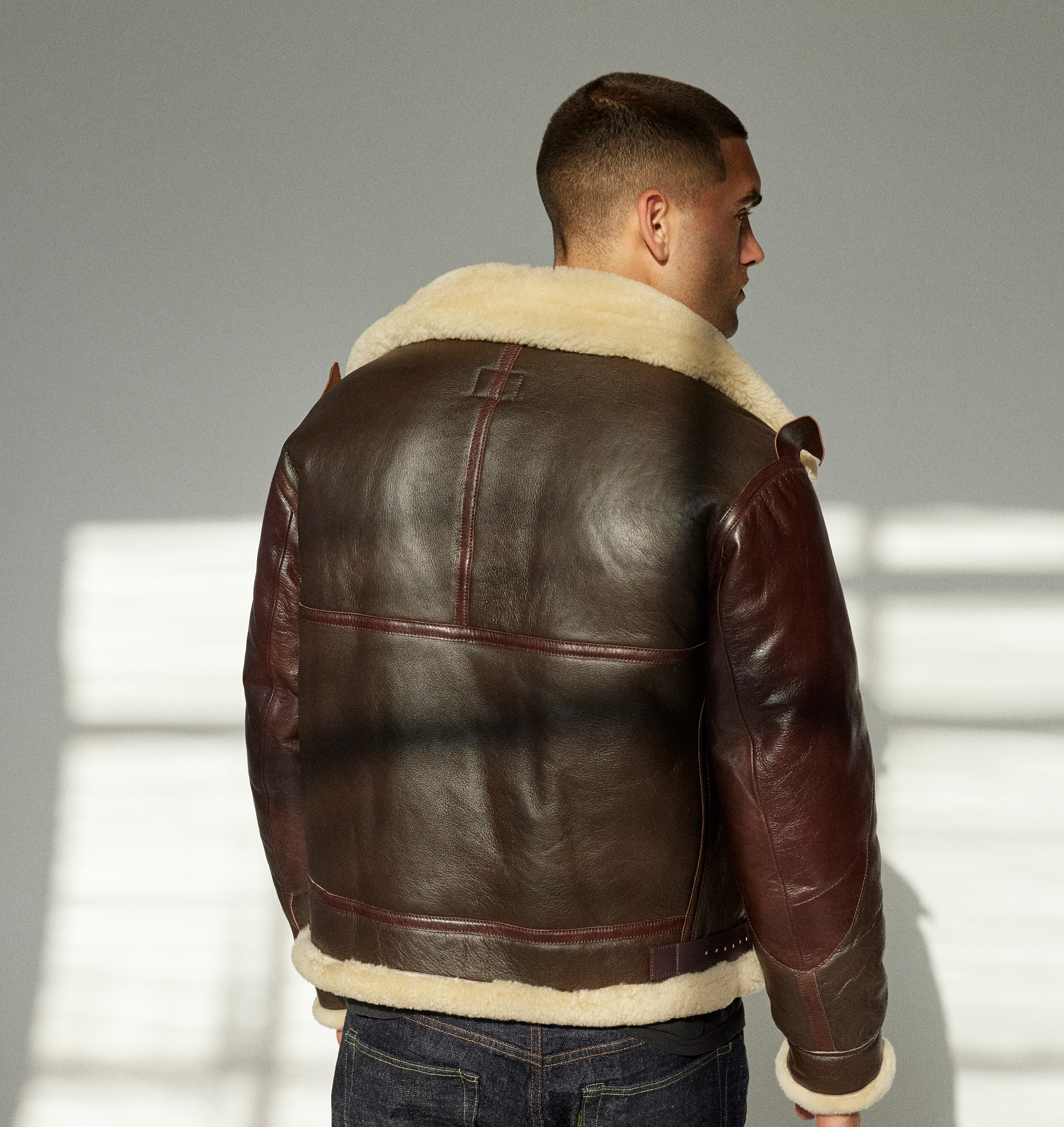 B-3 Flight Jacket - Sheepskin Leather