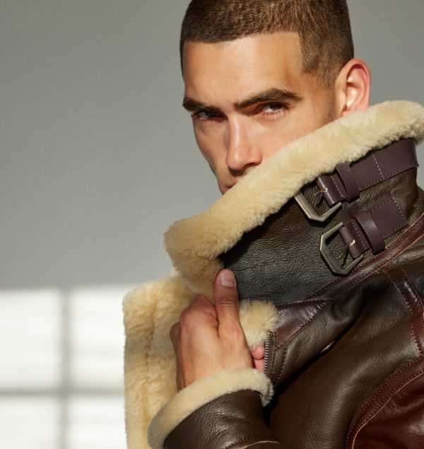 b3 shearling jacket