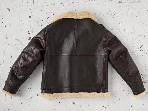 B3 sheepskin jacket in leather