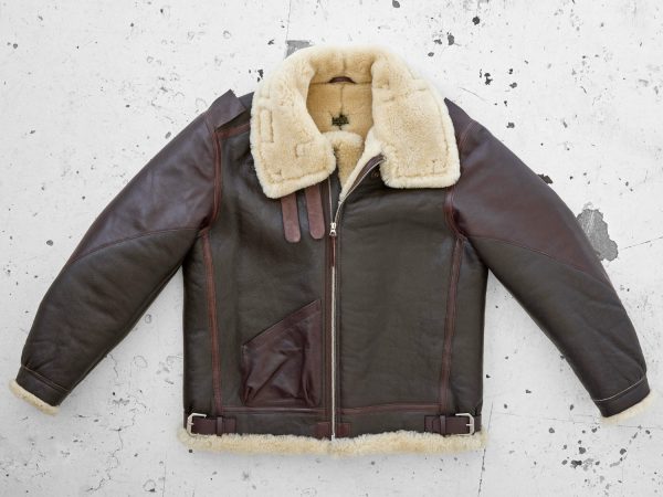 B3 jacket in sheepskin