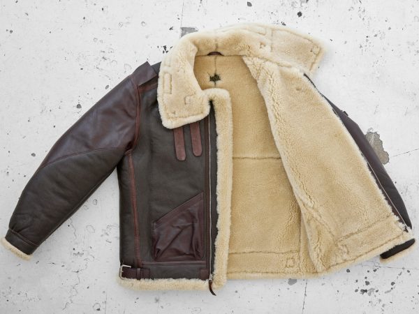 B3 shearling flight jacket