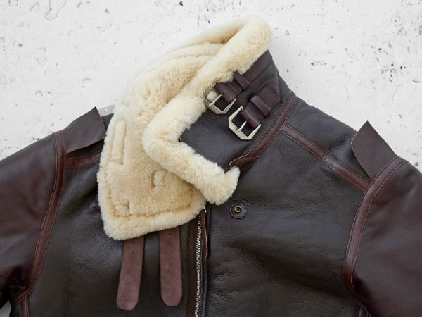 B3 bomber jacket in sheepskin