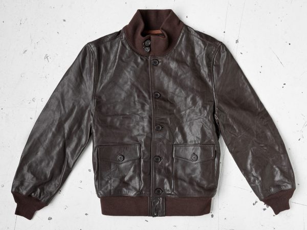 a1 flight jacket in leather