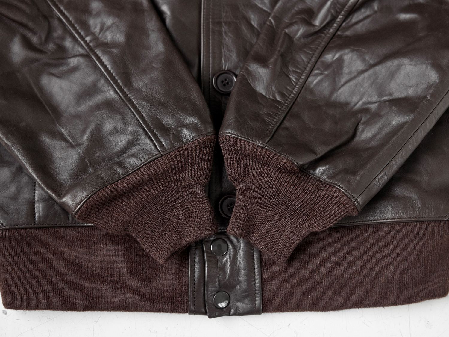 A-1 Flight Jacket - Seal Brown Horsehide - AVI LEATHER