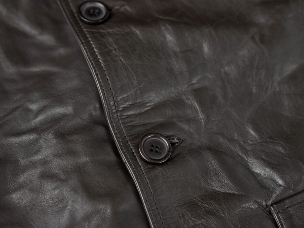 A-1 Flight Jacket - Seal Brown Horsehide – Image 7