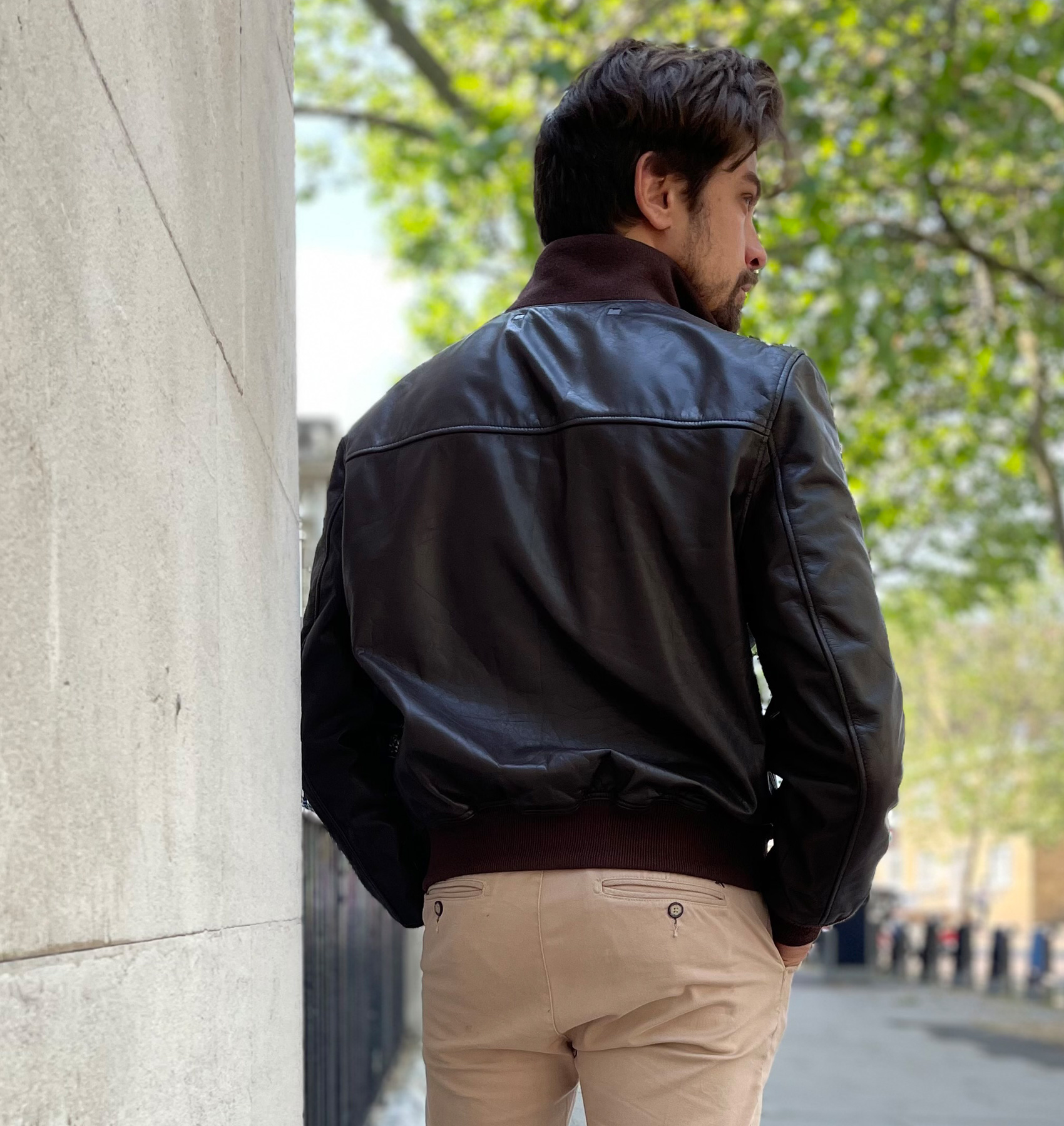 D-Pocket Jacket - Horsehide Leather - AVI LEATHER