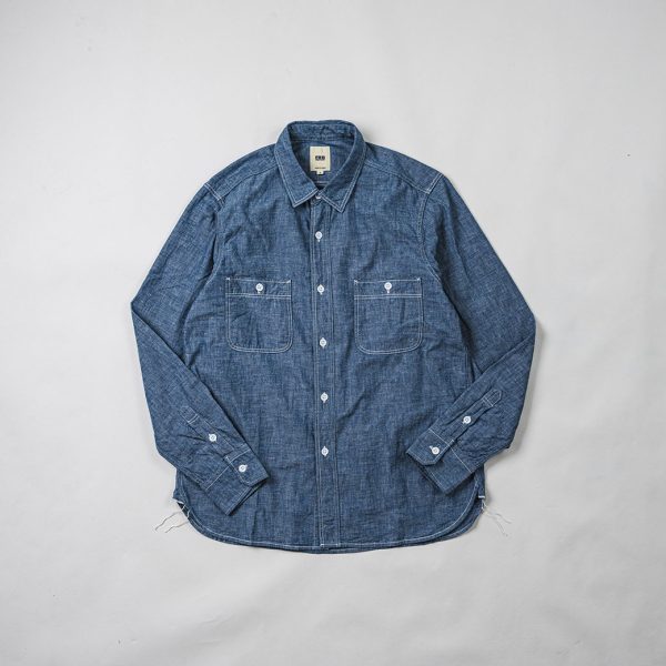 FOB FACTORY SELVEDGE CHAMBRAY WORK SHIRT