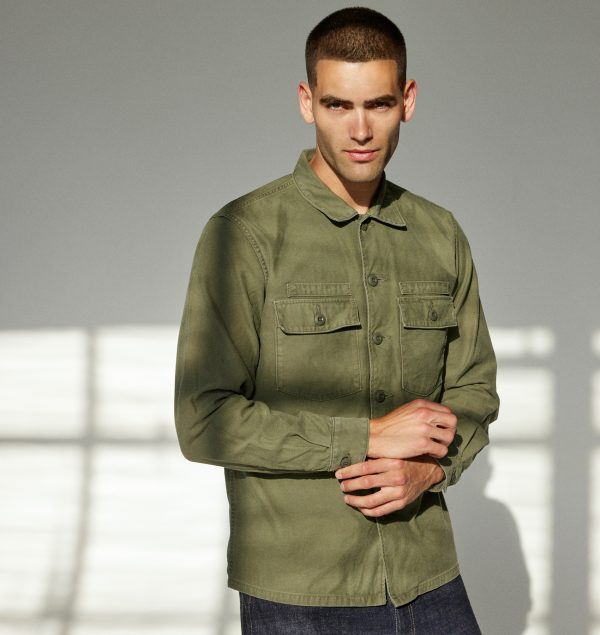 F2362 FATIGUE SHIRT JACKET - FOB Factory Japan