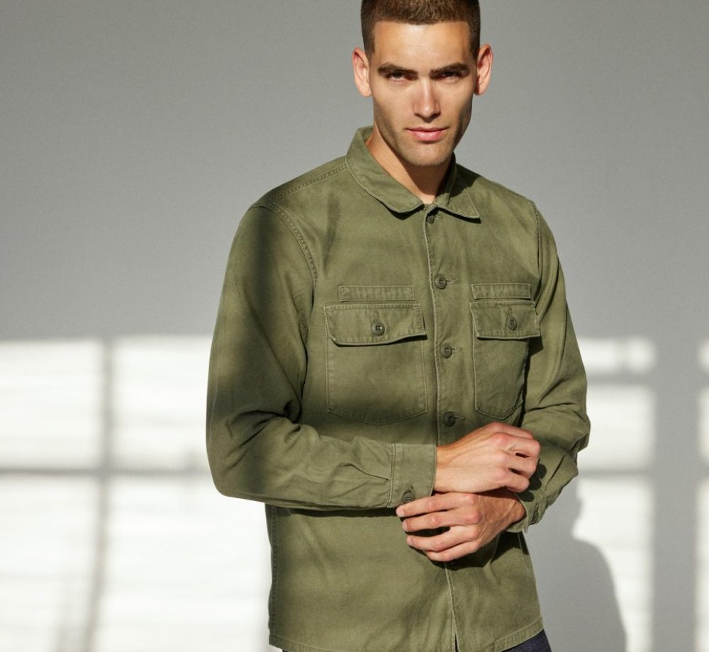 F2362 FATIGUE SHIRT JACKET - FOB Factory Japan