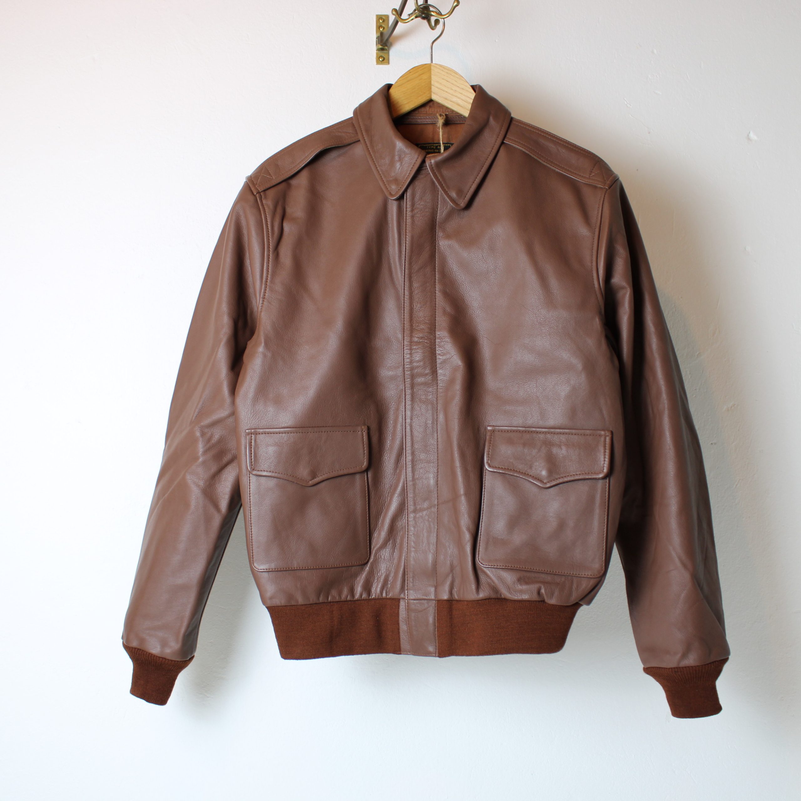 Perry A-2 Flight Jacket – Size 44 - Russet Horsehide