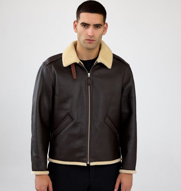 B-6 Flight Jacket - Sheepskin Leather – Image 6