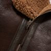 shearling bomber jacket