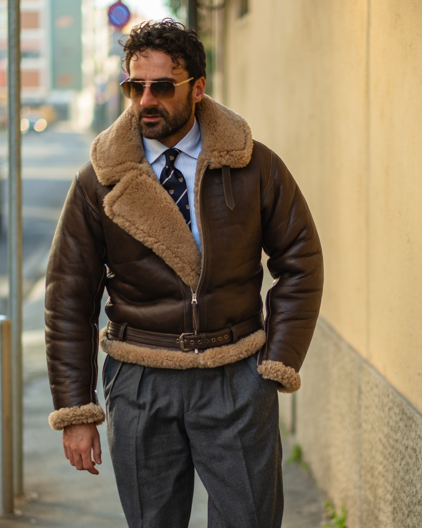 Giorgio is 186 cm tall and wears a size 42.